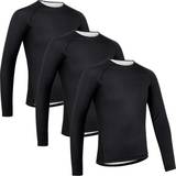 Gripgrab Ride Thermal Long Sleeve Base Layer Men 3-pack - Black