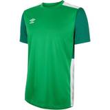 Umbro T-shirts Umbro Polyester Training Jersey Kids - Emerald Green/Verdant Green/White