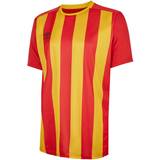 Umbro T-shirts Umbro Milan Stripe Short Sleeve Jersey Kids - Vermillion/Sv Yellow