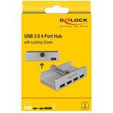 DeLock USB-hubbar DeLock 4-Port USB 3.0 External Hub (64046)