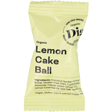 Citron/lime Snacks Getraw Organic Lemon Cake Ball 25g