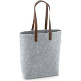 BagBase Toteväskor BagBase Premium Felt Tote Bag - Grey Melange/Tan