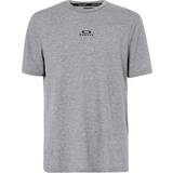 Oakley Bomull - Herr T-shirts Oakley Bark New Short Sleeve T-shirt - Athletic Heather Gray