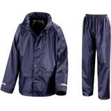 S Regnställ Barnkläder Result Junior Core Rain Suit - Navy (R225J)