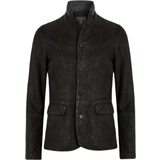 Mocka Kläder AllSaints Survey Leather Blazer - Anthracite Grey
