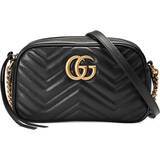 Gucci Dam Väskor Gucci GG Marmont Small Matelassé Shoulder Bag - Black
