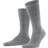 Falke Family Mens Cotton Socks - Light Grey Mel