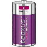 Tecxus Kamerabatterier - NiMH Batterier & Laddbart Tecxus D Mono NiMH Compatible
