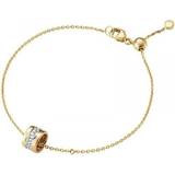 Roséguld Armband Georg Jensen Fusion Bracelet - Gold/Rose Gold/White Gold/Diamonds