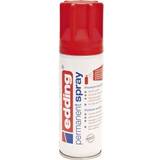 Röda Sprayfärger Edding 5200 Permanent Spray Premium Acrylic Paint Red 200ml