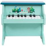 Musikinstrument barn piano leksaker Moulin Roty Blue Green Piano Piano musikinstrument barn 684