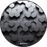Polyester Skydd & Förvaring Sharkoon SKILLER SFM11 Hex Floor Mat - Black/White