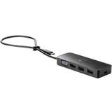 Kablar HP USB C-VGA/HDMI/2USB A M-F Adapter