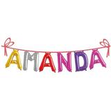 Hisab Joker Text & Theme Balloons Name Amanda