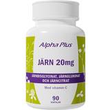Alpha Plus Vitaminer & Kosttillskott Alpha Plus Järn 20mg 90 st