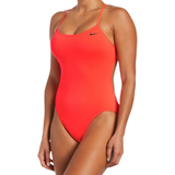 Cut-Out Baddräkter Nike Women's Hydrastrong Cut Out Swimsuit - Bright Crimson