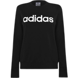 adidas Women's Essentials Linear Sweatshirt - Black/White