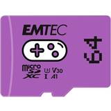 Emtec U3 Minneskort Emtec Gaming microSDXC Class 10 UHS-I U3 V30 A1 64GB