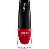 Röd Nagellack Isadora Wonder Nail #163 Summer Red 6ml