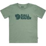 Gröna Överdelar Barnkläder Fjällräven Kid's Logo T-Shirt - Patina Green