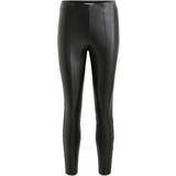 Dam - Plissering Byxor Vila Barb High Waisted Trousers - Black