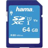 Hama SDXC Class 10 UHS-I U1 V10 80 MB/s 64GB