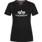 Alpha Industries Dam T-shirts Alpha Industries New Basic T-shirt - Black