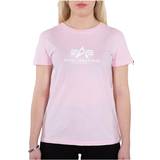 Alpha Industries Dam T-shirts Alpha Industries New Basic T-shirt - Pastel Pink