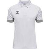 Hummel Herr - Vita Kläder Hummel Lead Mesh Functional Polo Shirt Men - White