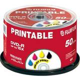 Fujifilm Optisk lagring Fujifilm DVD-R 4.7GB 16x Spindle 50-Pack Inkjet