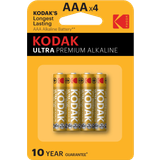 Kodak AAA (LR03) Batterier & Laddbart Kodak Ultra Premium Alkaline AAA 4-pack