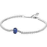 Pandora Armband Pandora Sparkling Pavé Tennis Bracelet - Silver/Blue/Transparent
