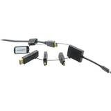 HDMI Mini Kablar Kramer Ring DisplayPort/DisplayPort Mini/HDMI Mini/USB C-4HDMI M-F Adapter