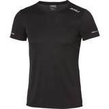 Dam - Polyester T-shirts 2XU Aero T-shirt Women - Black/Silver Reflective