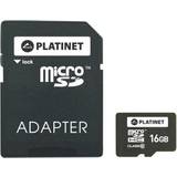 Platinet Minneskort Platinet MicroSDHC Class 10 16GB +Adapter