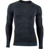 UYN Fusyon Cashmere UW Long Sleeve Shirt Men - Grey Rock/Brown