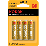 Kodak AA (LR06) - Alkaliska Batterier & Laddbart Kodak Ultra Premium Alkaline AA 4-pack