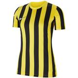 Nike Division IV Striped Short Sleeve Jersey Women - Yellow/Black/White