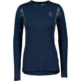 Scott Trail Run Long Sleeve T-shirt Women - Midnight Blue/Glace Blue