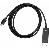 V7 Rund - USB-kabel Kablar V7 USB C-DisplayPort 2m