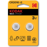 Kodak Klockbatterier Batterier & Laddbart Kodak CR2016 2-pack