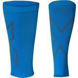 Blåa - Nylon Arm- & Benvärmare 2XU X Compression Calf Sleeves Women - Vibrant Blue/Grey