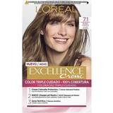 Hårfärg askblond hårprodukter L'Oréal Paris Permanent färg Excellence Make Up Askblond Nº 7,1