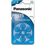 Panasonic Batterier & Laddbart Panasonic Pr 675 6-Pack