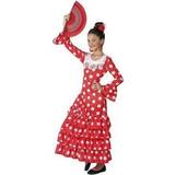 Barn - Sydeuropa Maskeradkläder Th3 Party Female Sevilla Resident Costume for Children Red