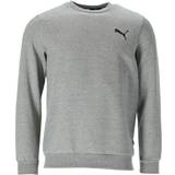 Puma Essentials Small Logo Crew Neck Sweatshirt - Medium Gray Heather