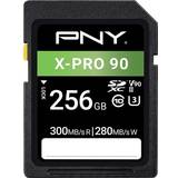 PNY SDXC Minneskort & USB-minnen PNY EliteX-PRO 90 SDXC Class 10 UHS-II U3 V90 300/280MB/s 256GB