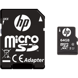 HP Minneskort HP MicroSDXC Class 10 UHS-I U1 64GB +Adapter