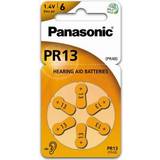 Batterier - Hörapparatsbatteri - Orange Batterier & Laddbart Panasonic Pr 13 6-Pack