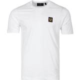 Belstaff Parkasar Kläder Belstaff Patch Logo Short Sleeve T-shirt - White